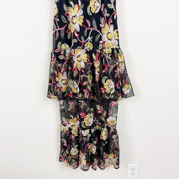 PatBO C&A Collection Floral Tiered Maxi Dress Size 36 - Picture 3 of 7